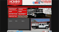 Desktop Screenshot of hominyautosales.com