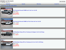 Tablet Screenshot of hominyautosales.com